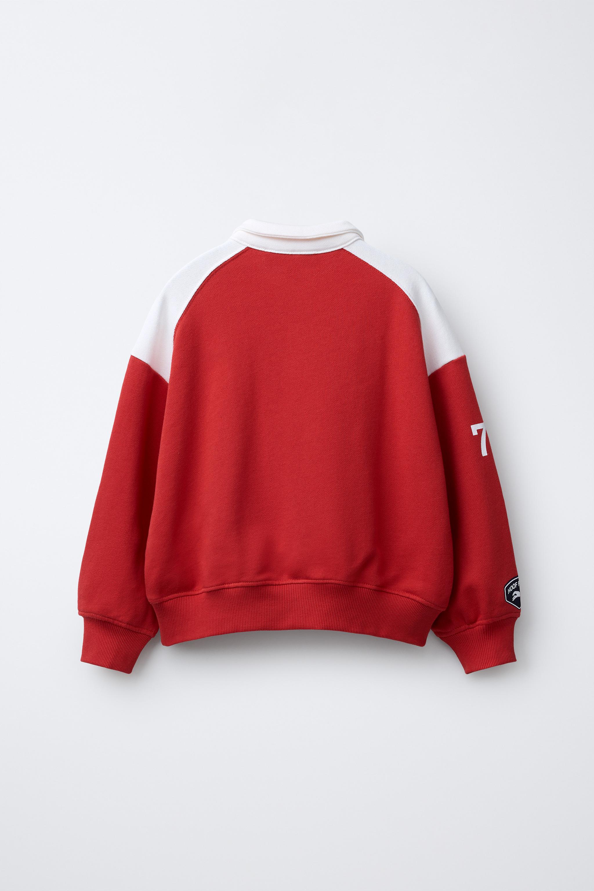 SWEAT POLO IMPRIMÉ CHEVAL